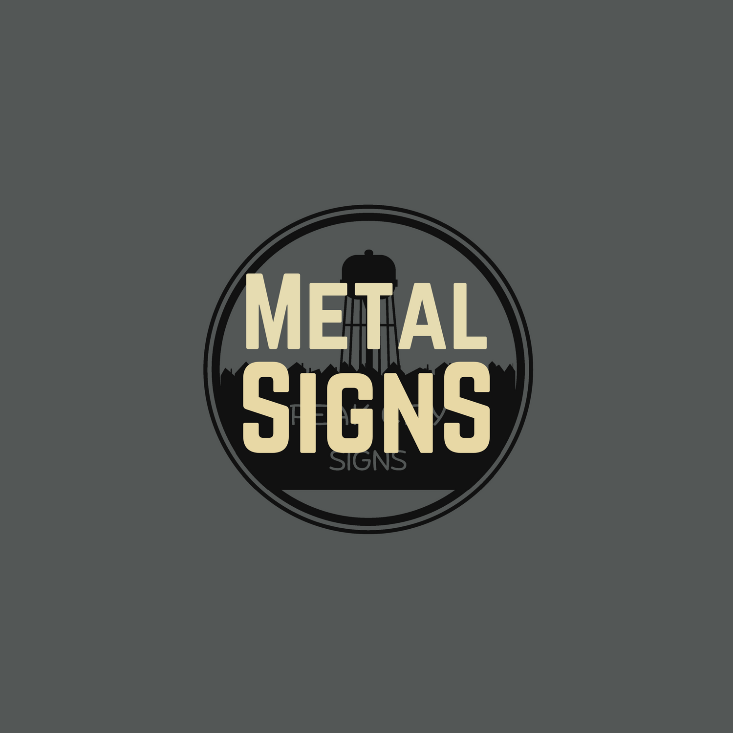 Metal signs