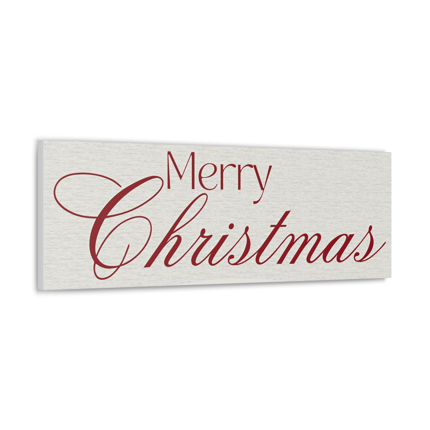 Merry Christmas sign, Holiday Canvas Rustic Vintage Christmas Wall Decor